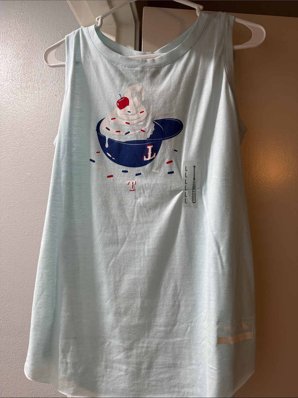 NWT Texas Rangers Ice Cream Tank